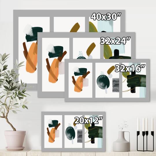 Designart - Minimalistic Compostion of Organic Shapes IV